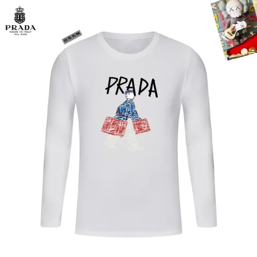Cheap Prada T-Shirts Long Sleeved For Unisex #1427244, $$34.00 USD On Prada T-Shirts