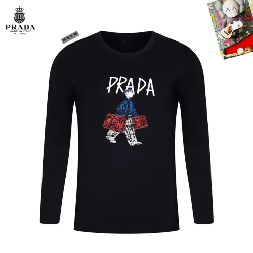 Cheap Prada T-Shirts Long Sleeved For Unisex #1427245, $$34.00 USD On Prada T-Shirts