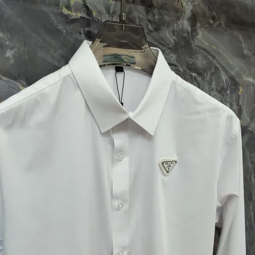 Replica Prada Shirts Long Sleeved For Men #1427371 $40.00 USD for Wholesale