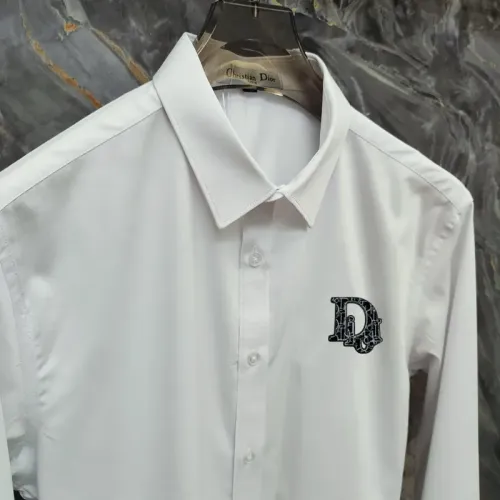 Replica Christian Dior Shirts Long Sleeved For Men #1427373 $40.00 USD for Wholesale