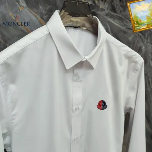 Replica Moncler Shirts Long Sleeved For Men #1427377 $40.00 USD for Wholesale