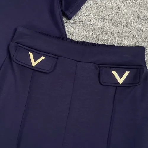 Replica Valentino Tracksuits Short Sleeved For Women #1427423 $88.00 USD for Wholesale