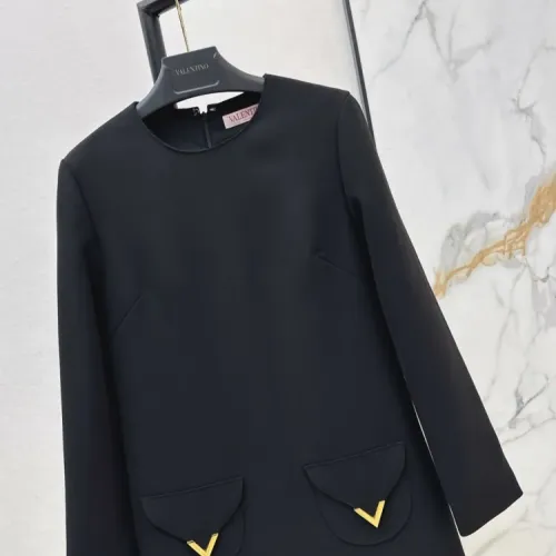 Replica Valentino Dresses Long Sleeved For Women #1427443 $76.00 USD for Wholesale