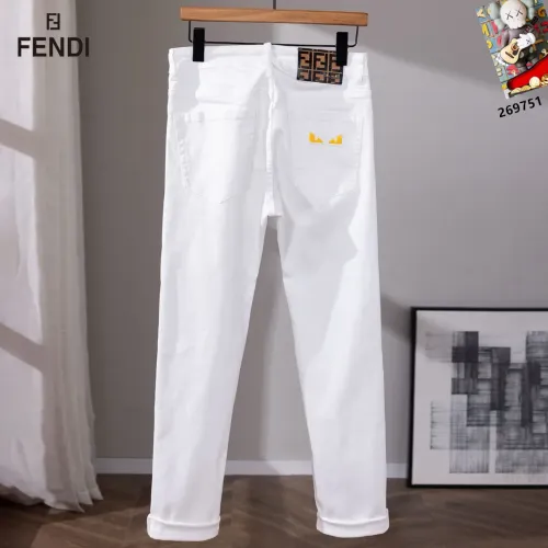 Replica Fendi Jeans For Men #1427505 $48.00 USD for Wholesale