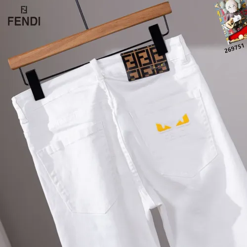 Replica Fendi Jeans For Men #1427505 $48.00 USD for Wholesale