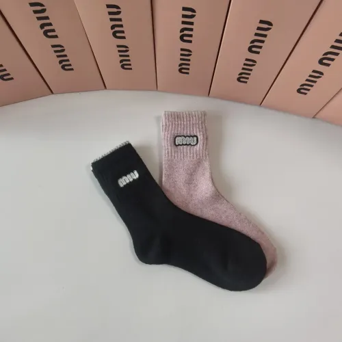 Replica MIU MIU Socks #1427935 $29.00 USD for Wholesale
