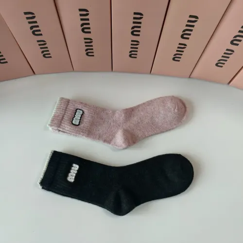 Replica MIU MIU Socks #1427935 $29.00 USD for Wholesale