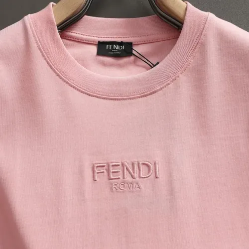 Replica Fendi T-Shirts Short Sleeved For Unisex #1428139 $36.00 USD for Wholesale