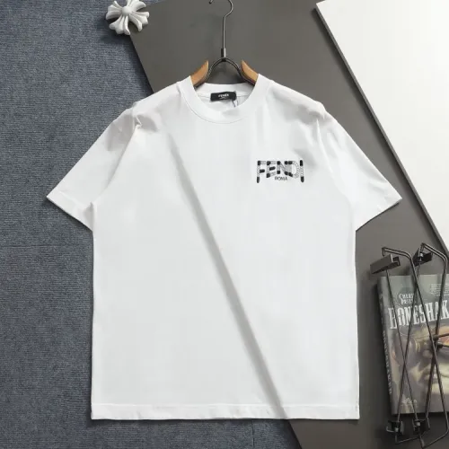 Cheap Fendi T-Shirts Short Sleeved For Unisex #1428143, $$41.00 USD On Fendi T-Shirts