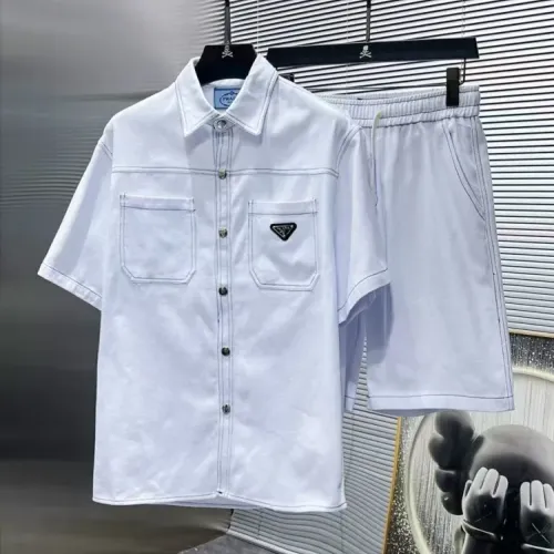 Cheap Prada Tracksuits Short Sleeved For Men #1428344, $$68.00 USD On Prada Tracksuits