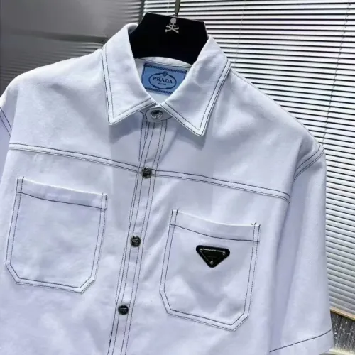 Replica Prada Tracksuits Short Sleeved For Men #1428344 $68.00 USD for Wholesale