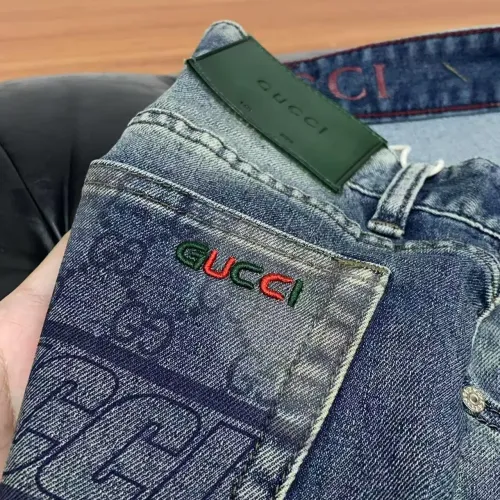 Replica Gucci Jeans For Men #1428583 $48.00 USD for Wholesale