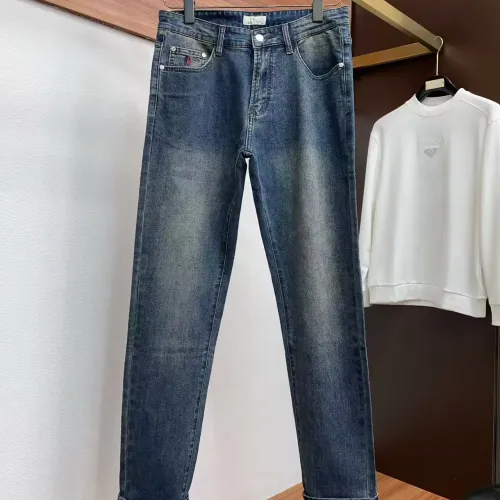 Replica Moncler Jeans For Men #1428584 $48.00 USD for Wholesale