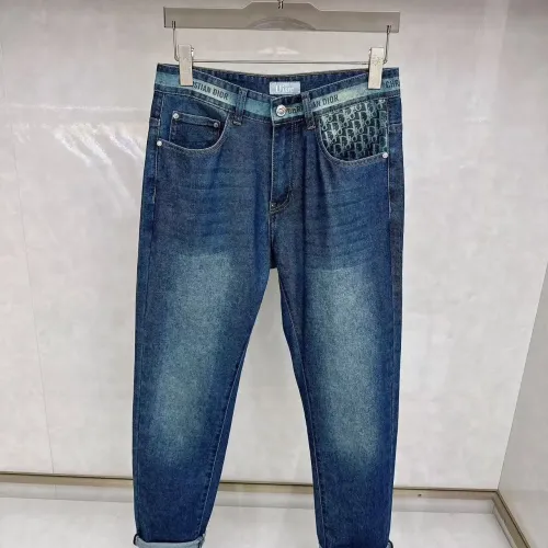 Replica Christian Dior Jeans For Men #1428588 $48.00 USD for Wholesale