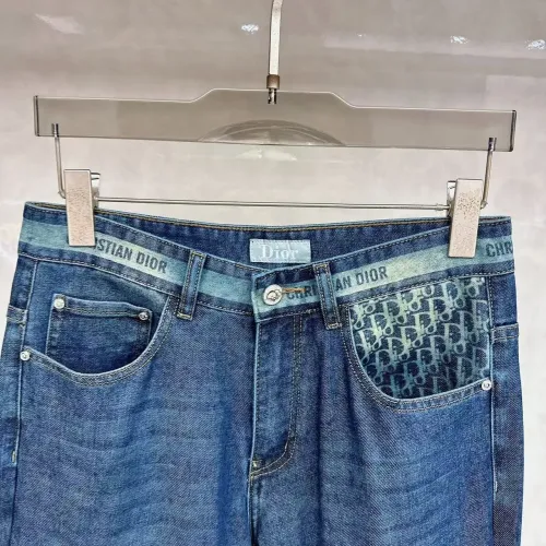 Replica Christian Dior Jeans For Men #1428588 $48.00 USD for Wholesale