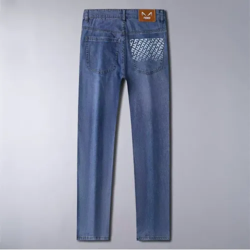 Replica Fendi Jeans For Men #1428604 $45.00 USD for Wholesale