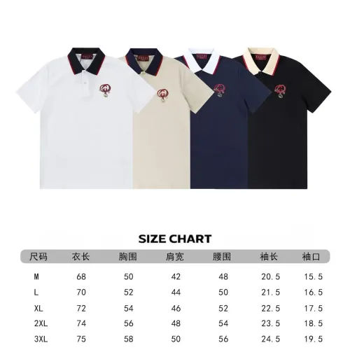 Replica Gucci T-Shirts Short Sleeved For Men #1428722 $39.00 USD for Wholesale
