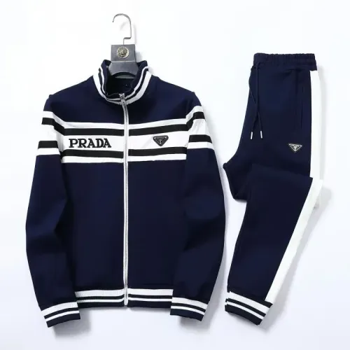 Cheap Prada Tracksuits Long Sleeved For Men #1428796, $$92.00 USD On Prada Tracksuits