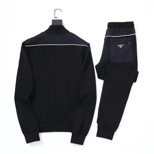 Replica Prada Tracksuits Long Sleeved For Men #1428799 $92.00 USD for Wholesale
