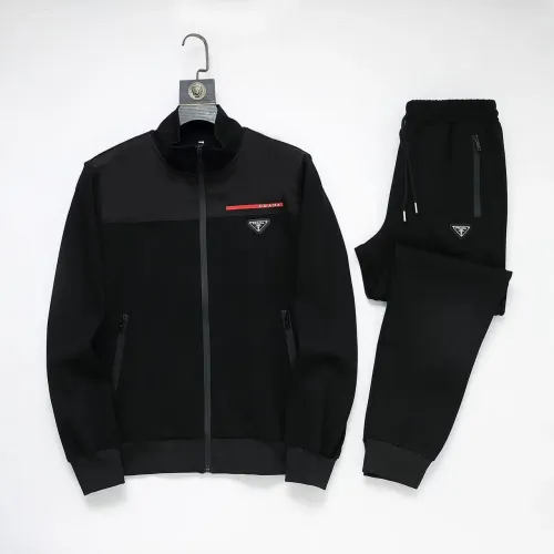 Cheap Prada Tracksuits Long Sleeved For Men #1428801, $$92.00 USD On Prada Tracksuits
