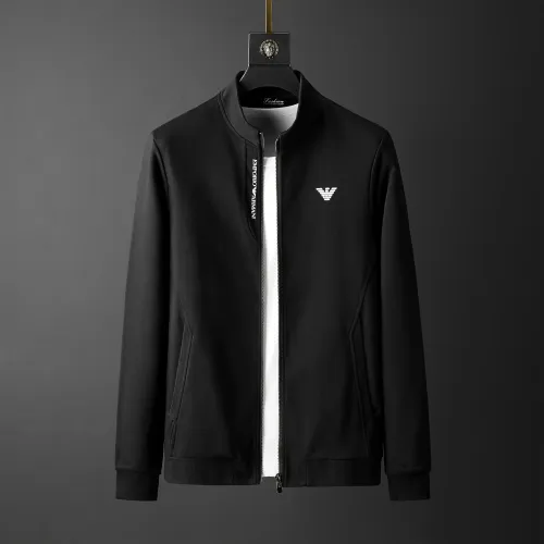 Replica Armani Tracksuits Long Sleeved For Men #1428812 $85.00 USD for Wholesale