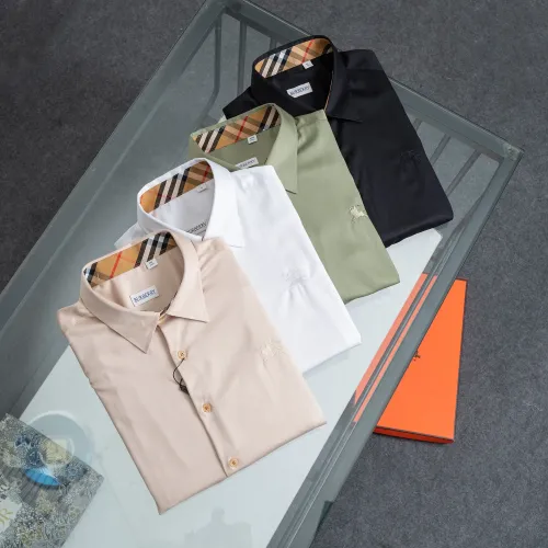Replica Burberry Shirts Long Sleeved For Men #1428954 $40.00 USD for Wholesale