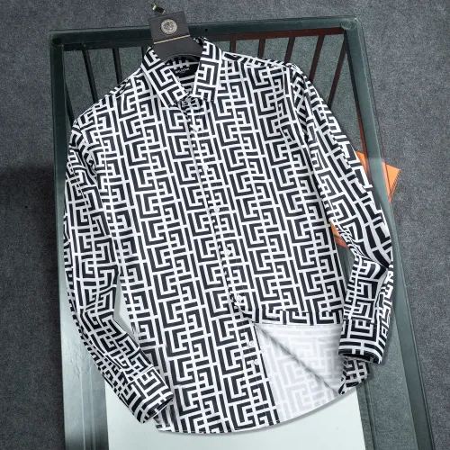 Cheap Balmain Shirts Long Sleeved For Men #1428972, $$38.00 USD On Balmain Shirts