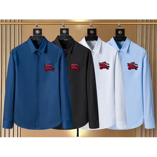 Replica Burberry Shirts Long Sleeved For Men #1428979 $40.00 USD for Wholesale