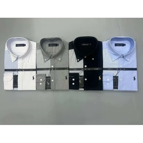 Replica Ralph Lauren Polo Shirts Long Sleeved For Men #1428982 $40.00 USD for Wholesale