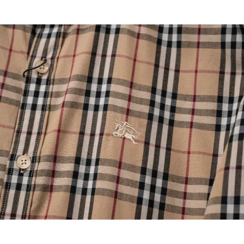 Replica Burberry Shirts Long Sleeved For Men #1428985 $34.00 USD for Wholesale