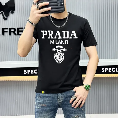 Cheap Prada T-Shirts Short Sleeved For Men #1429258, $$40.00 USD On Prada T-Shirts