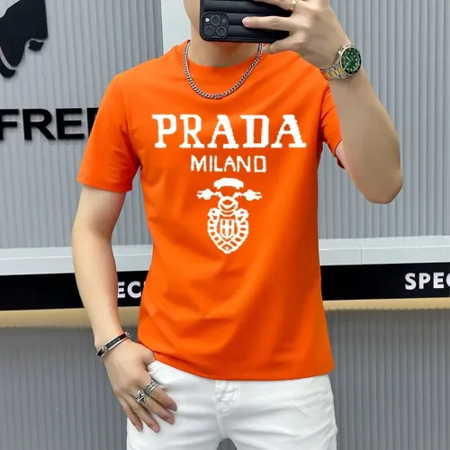 Cheap Prada T-Shirts Short Sleeved For Men #1429262, $$40.00 USD On Prada T-Shirts