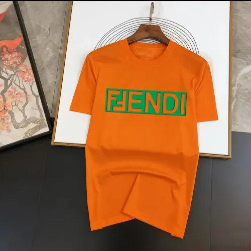 Cheap Fendi T-Shirts Short Sleeved For Men #1429295, $$40.00 USD On Fendi T-Shirts