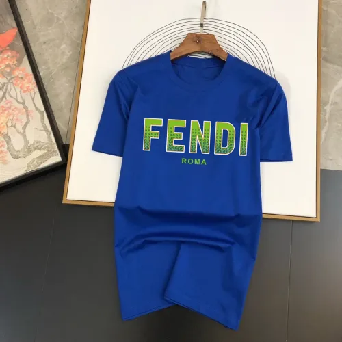 Cheap Fendi T-Shirts Short Sleeved For Men #1429306, $$40.00 USD On Fendi T-Shirts