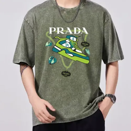 Cheap Prada T-Shirts Short Sleeved For Men #1429557, $$45.00 USD On Prada T-Shirts