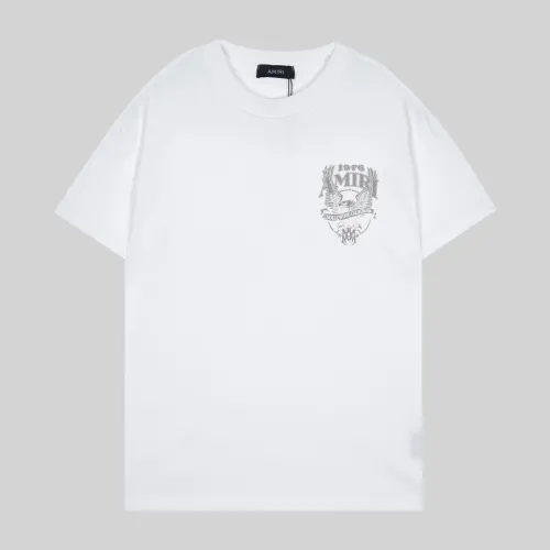 Replica Amiri T-Shirts Short Sleeved For Unisex #1429585 $32.00 USD for Wholesale