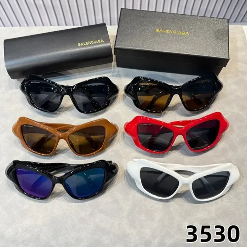 Replica Balenciaga Fashion Sunglasses #1429822 $25.00 USD for Wholesale
