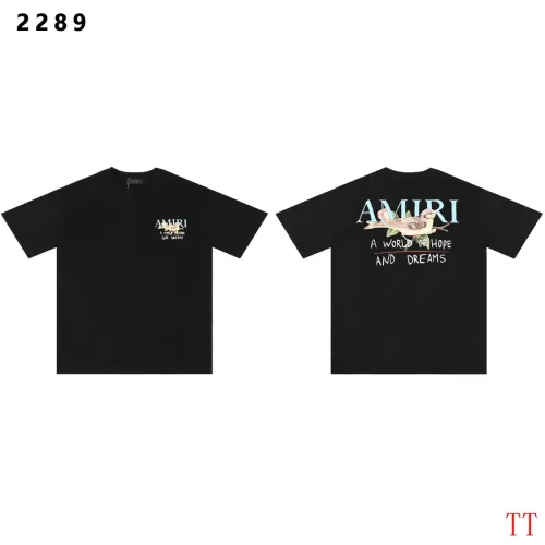 Cheap Amiri T-Shirts Short Sleeved For Unisex #1429915, $$32.00 USD On Amiri T-Shirts