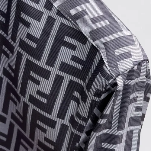 Replica Fendi Shirts Long Sleeved For Men #1430139 $80.00 USD for Wholesale