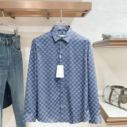 Cheap Gucci Shirts Long Sleeved For Men #1430143, $$80.00 USD On Gucci Shirts