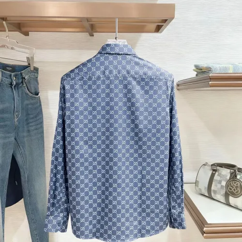 Replica Gucci Shirts Long Sleeved For Men #1430143 $80.00 USD for Wholesale