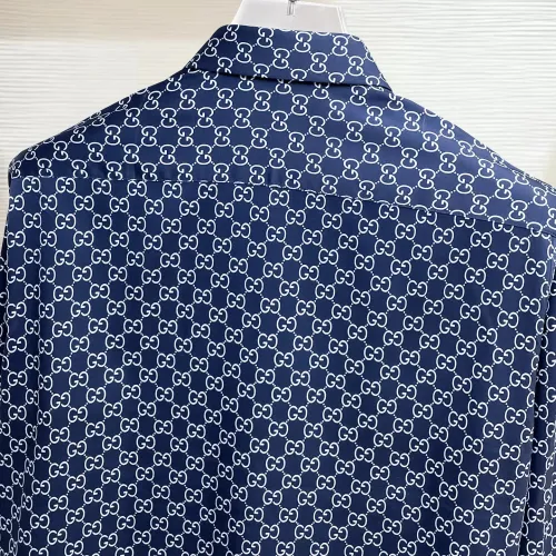 Replica Gucci Shirts Long Sleeved For Men #1430144 $80.00 USD for Wholesale