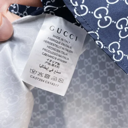 Replica Gucci Shirts Long Sleeved For Men #1430144 $80.00 USD for Wholesale