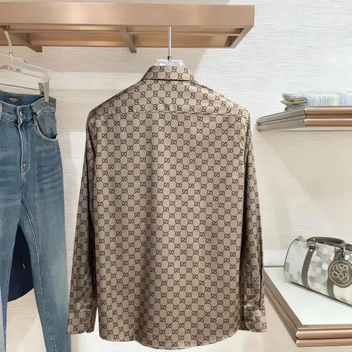 Replica Gucci Shirts Long Sleeved For Men #1430145 $80.00 USD for Wholesale