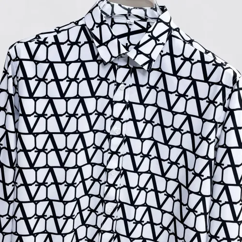 Replica Valentino Shirts Long Sleeved For Men #1430160 $80.00 USD for Wholesale