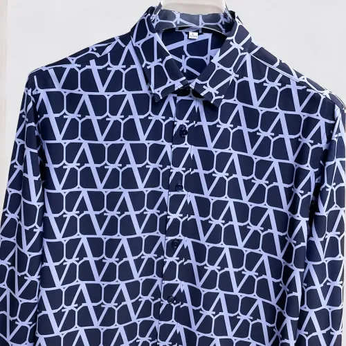 Replica Valentino Shirts Long Sleeved For Men #1430161 $80.00 USD for Wholesale