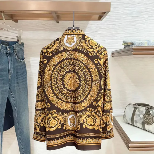 Replica Versace Shirts Long Sleeved For Men #1430163 $80.00 USD for Wholesale