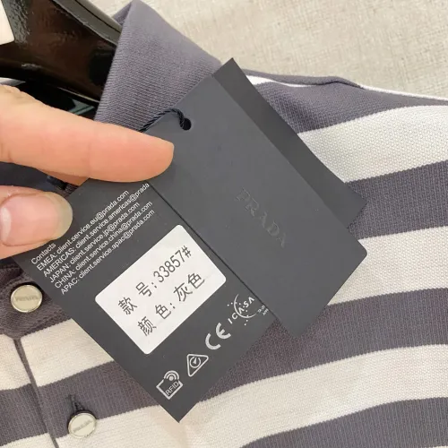 Replica Prada T-Shirts Short Sleeved For Men #1430262 $80.00 USD for Wholesale