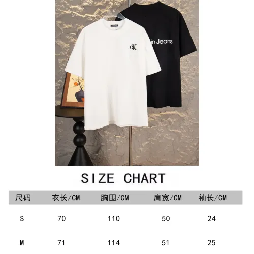 Replica Calvin Klein CK T-Shirts Short Sleeved For Unisex #1430280 $34.00 USD for Wholesale