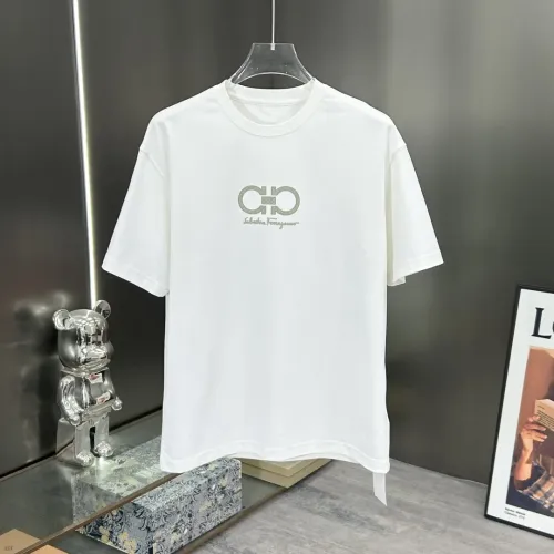 Cheap Salvatore Ferragamo T-Shirts Short Sleeved For Men #1430333, $$56.00 USD On Salvatore Ferragamo T-Shirts